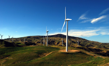 Te Apiti Wind Farm, north of the Manawatu Gorge