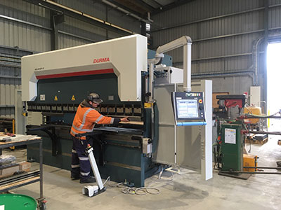 Worker at the lathe