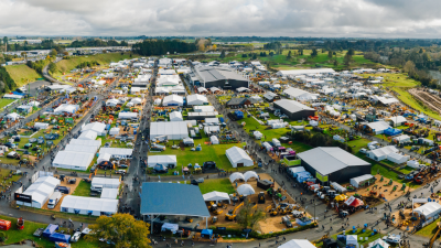 Mystery Creek Events Centre during National Fieldays in June.