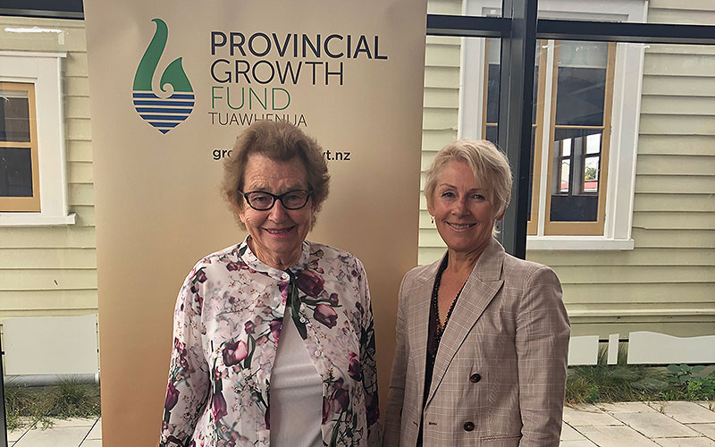 Dame Margaret Bazley and Robyn Wells