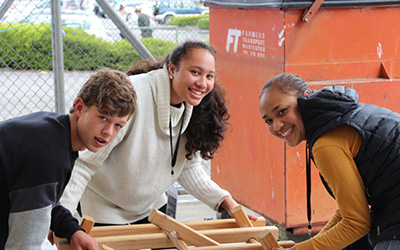 Rangatahi at a workshop in the Wairarapa.