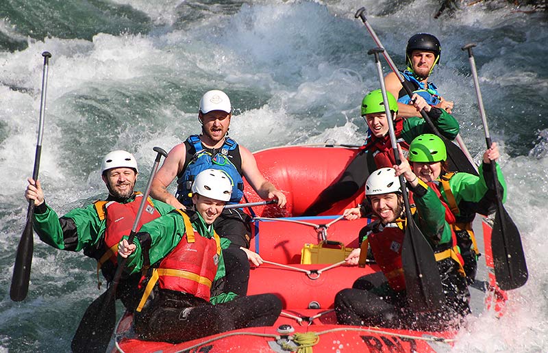 Some of our River Rafting Guides in action