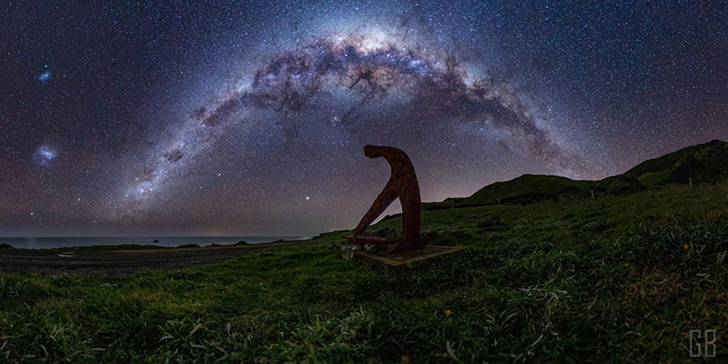 Stars in the Wairarapa sky at night by Glen Butler.